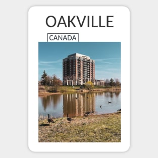 Oakville Ontario Canada Souvenir Present Gift for Canadian T-shirt Apparel Mug Notebook Tote Pillow Sticker Magnet Sticker